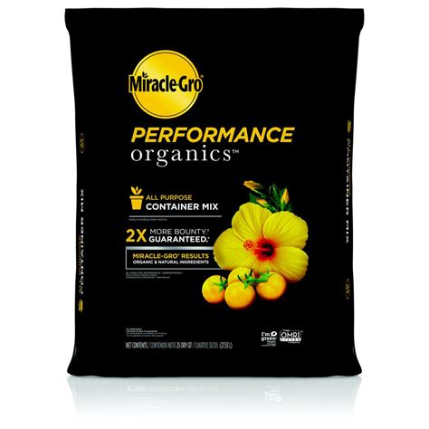 We did not find results for: Miracle-Gro 25 qt. Performance Organics Potting Soil Mix ...