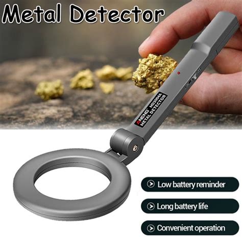 Handheld Folding Metal Detector High Accuracy Metal Finder Portable