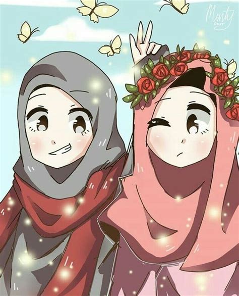 Hijabers Fanart 8~ Ilustrasi Karakter Wallpaper Anime Kartun Hijab
