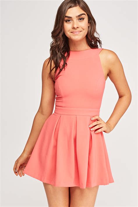 Pleated Skater Dress Just 7