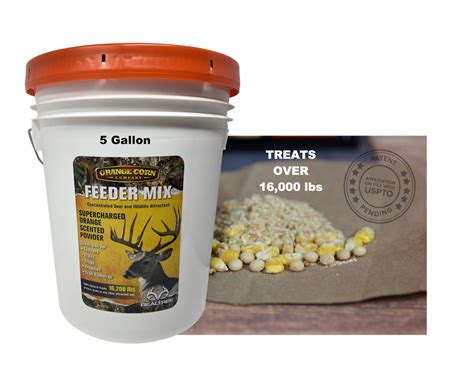 Realtree Orange Corn Feeder Mix Treats Up To 300 Lbs Free Shipping Orange Corn Company