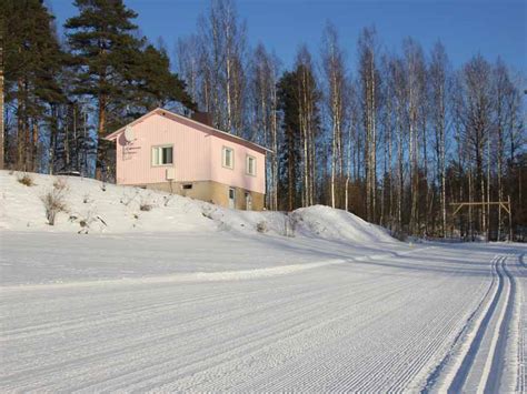 Romantic Winter Cabin With Sauna In Southern Finland