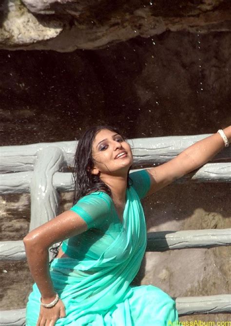 monica hot in green wet saree dance indian actress pics south indian actress south indian