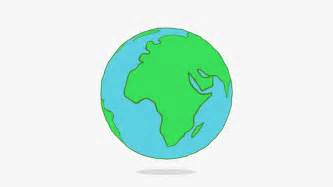 2d Spinning Earth On White Background Animation Royalty Free Video