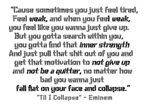 Eminem Till I Collapse Tekst - 17 Best images about Eminem lyrics on Pinterest | Inspirational, Latin music and Best songs