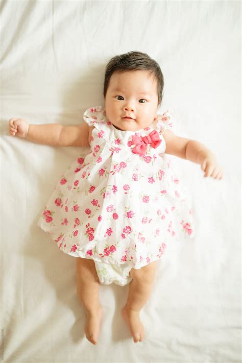Two Month Old Baby Girl Del Colaborador De Stocksy Alita Stocksy
