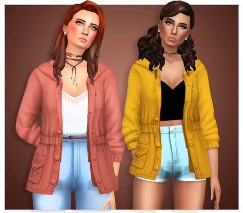 Kasey Cardigan Accessory Sims Sims 4 Clothing Sims 4