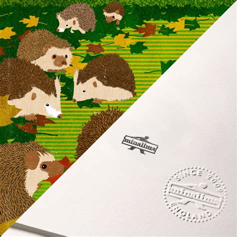 An Array Of Hedgehogs Print Minalima