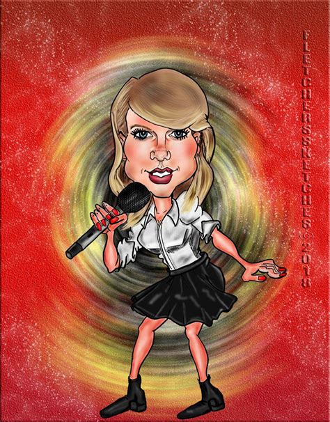 Taylor Swift Caricature