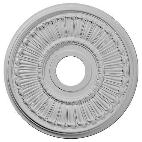 Restorers architectural alexa oval urethane ceiling medallion. Ekena Millwork 16 in. O.D. x 3-5/8 in. I.D. x 3/4 in. P ...