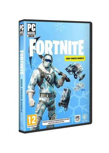 Fortnite Deep Freeze Bundle Pc Dvd Computer Frostbite Outfit 1000 V