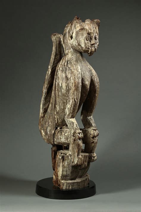 Mark A Johnson Tribal Art 1176 Feline Spirit Sculpture Patong