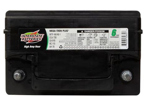 Interstate Mega Tron Plus Mtp 48h6 Car Battery Review Consumer Reports