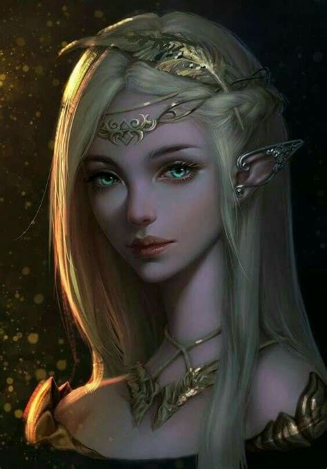 Elfen Princess Elfa Fantasy Character Design Character Inspiration