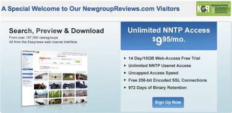 Easynews 995 Unlimited Usenet 972 Days Retention Newsgroup