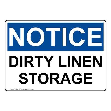 0 ratings0% found this document useful (0 votes). OSHA Dirty Linen Storage Sign ONE-32162