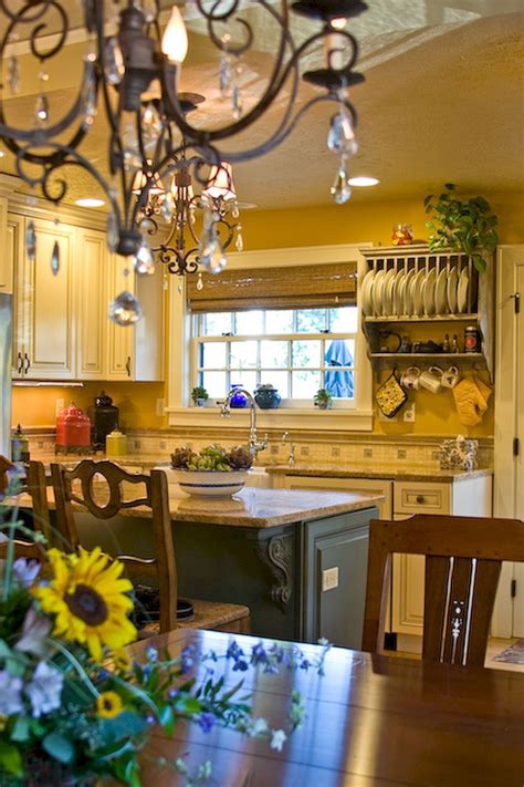 Modern French Country Kitchen Decorating Ideas 6 Yellow Country