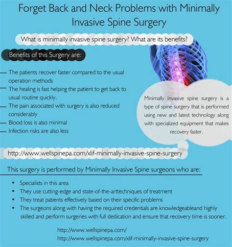 Minimally Invasive Spine Surgery To Forget Back And Neck Problems