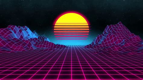 Neon Sunset Live Wallpaper Youtube