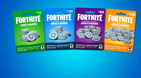 Fortnite V Bucks T Cards Where To Redeem And Buy Them Including