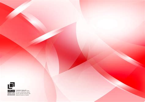 Red And White Color Geometric Abstract Vector Background Modern Design