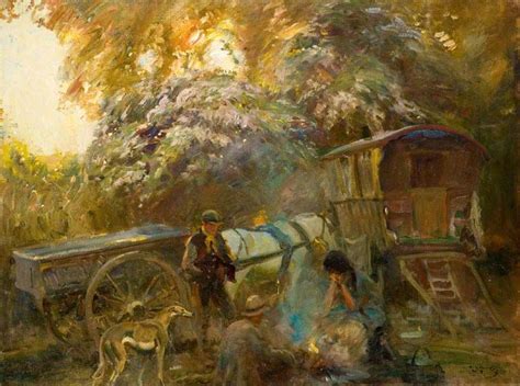 Bbc Your Paintings A Gipsy Campfire Painting Art Uk Art