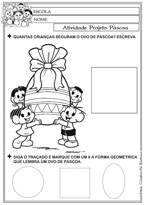 Agrupamento de escolas professor armando de lucena. Atividade de Páscoa de Matemática