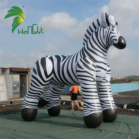 Hongyi Toys Large Advertising Inflatable Zebra Custom Inflatable Animal