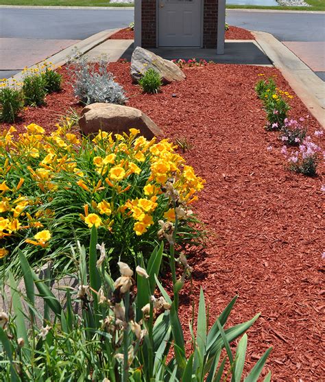 Red Colored Mulch Indianapolis Mulch Mccarty Mulch