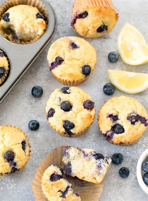 Keto Blueberry Lemon Muffins Kirbie S Cravings