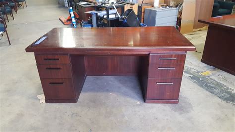 Kimball Double Pedestal Desk Office Furniture