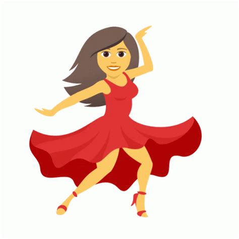 Dancing Woman Emoji GIF Express Your Joy With This Animated Emoji