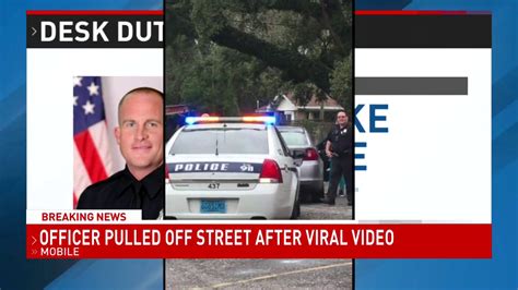 Mobile Police Officer Pulled Off The Street Over Tactic In Viral Arrest