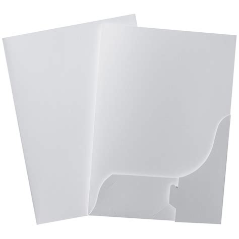 New Marbig A4 Presentation Folder Matt White 50 Pack 9312311163352 Ebay