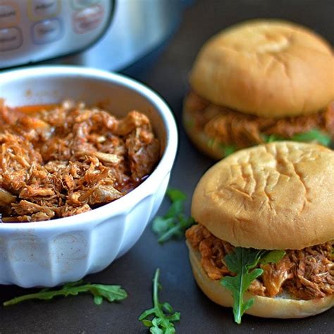 Instant Pot Pulled Pork Barbecue Sandwiches Recipe