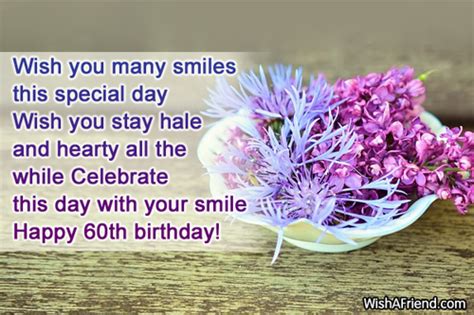 ◊ people who say age is just a number have never turned 60 years old. 60th Birthday Wishes