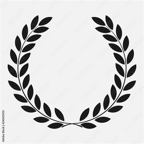 Icon Laurel Wreath Stock Illustration Adobe Stock