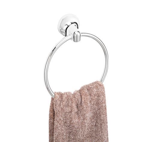 Towel Ring Bathroom Hand Towel Holder Brushed Nickel Circle Rings Door