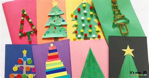 8 Diy Christmas Tree Cards That Kids Can Make