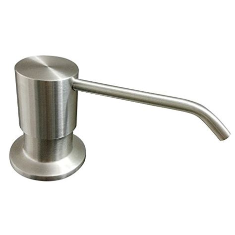 Sink soap dispensers, ekrte brass commercial kitchen soap dispenser liquid lotion dish dispenser built in soap dispenser brushed nickel bathroom soap dispensers pump, refill from the top. Built In Sink Soap Dispenser, Top Refill Stainless Steel ...