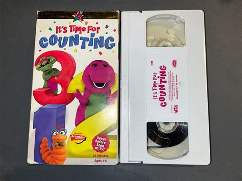 Barney Its Time For Counting Vhs 1998 4 Grelly Usa