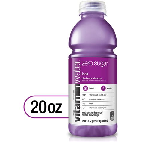 Vitaminwater Zero Sugar Look Bottle 20 Fl Oz Beverages Fairplay Foods