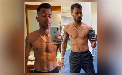 Hardik Pandya Gains 7 Kg During Recovery Shares Before And After Pics Sports News Inshorts