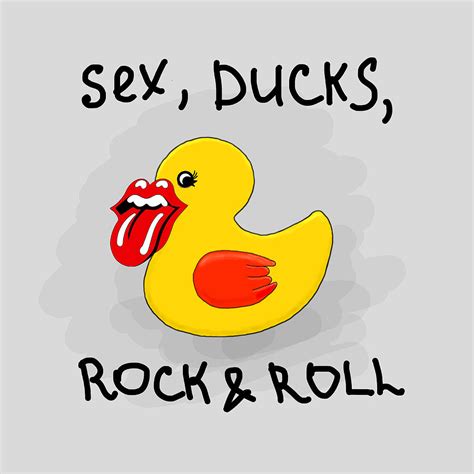 Sex Ducks Rocknroll Digital Art By Mariia Strelkova Fine Art America