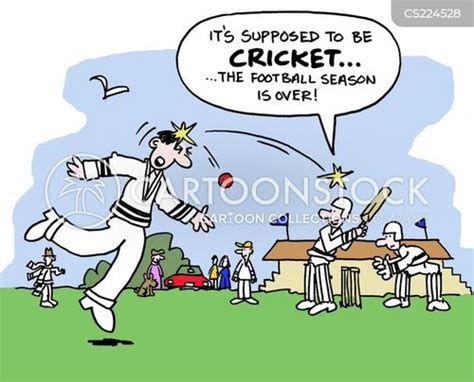 Cricket Ball Cartoons And Comics Funny Pictures From Cartoonstock