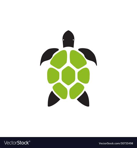 Turtle Logo Icon Design Template Royalty Free Vector Image