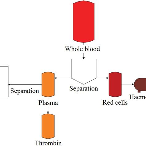 Separation Of Whole Blood Into Igg Bsa Thrombin And Haemoglobin