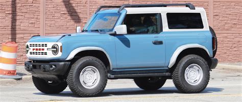 2023 Bronco Heritage Edition Robins Egg Blue With White Grille