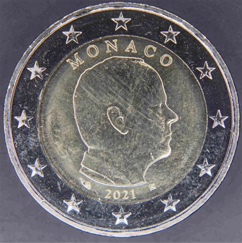Monaco 2 Euro 2021 Pieces Eurotv Le Catalogue En Ligne Des Monnaies