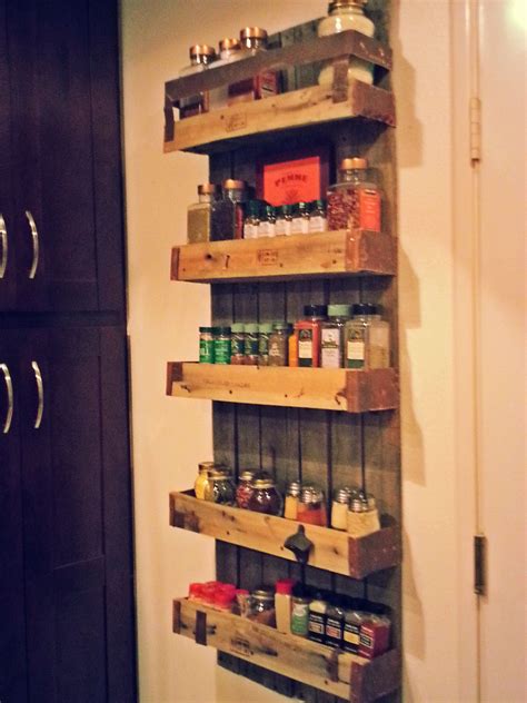 Reclaimed Wood Spice Rack Wood Spice Rack Homemade Spice Rack Spice